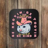 Rootin Tootin Cowboy Advice | Poss Possum Opossum Coaster thumb 0