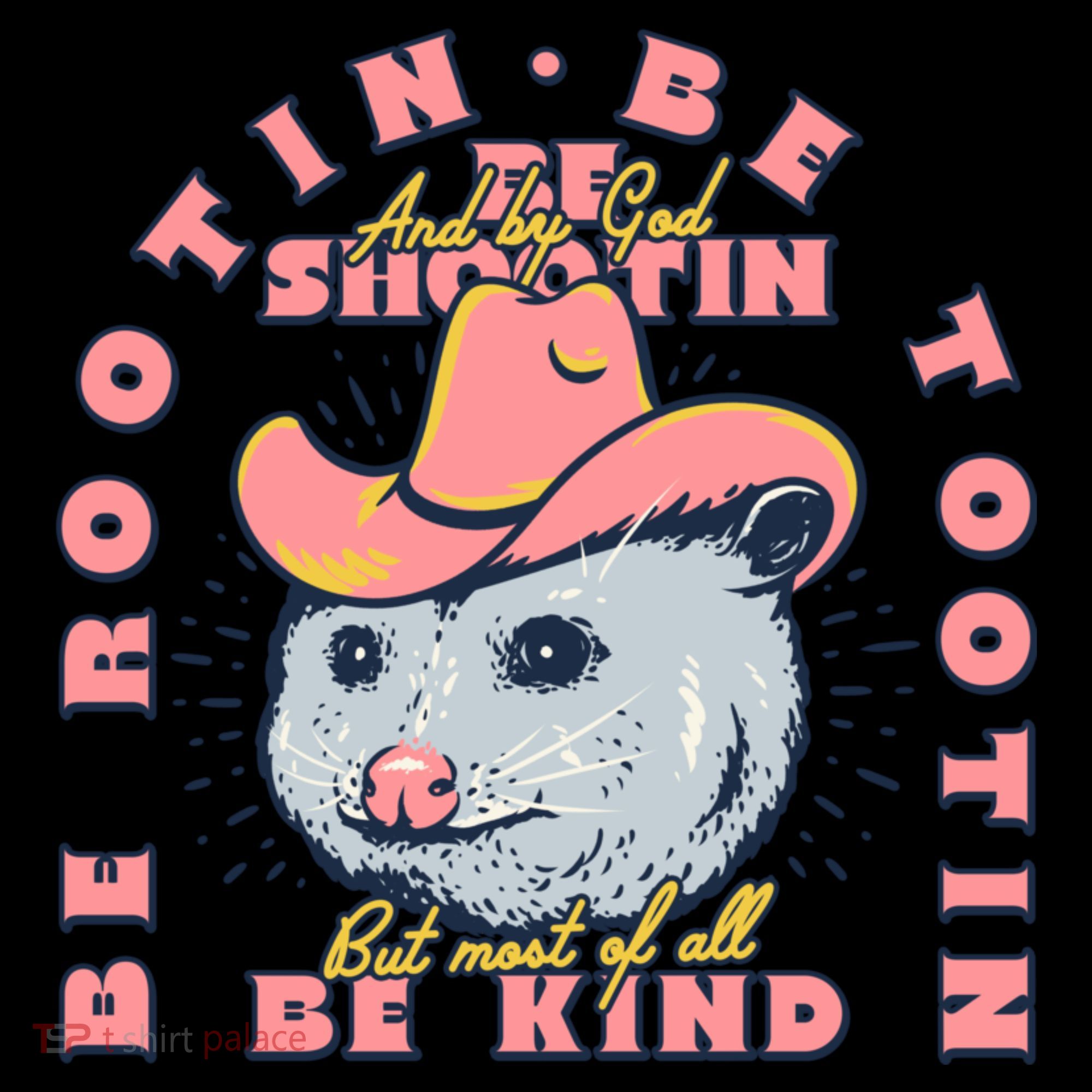 Rootin Tootin Cowboy Advice | Poss Possum Opossum Coaster