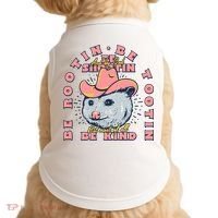 Rootin Tootin Cowboy Advice | Poss Possum Opossum Doggie Tank thumb 0