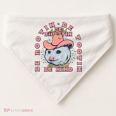 Rootin Tootin Cowboy Advice | Poss Possum Opossum USA-Made Doggie Bandana