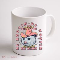 Rootin Tootin Cowboy Advice | Poss Possum Opossum Coffee Mug thumb 1