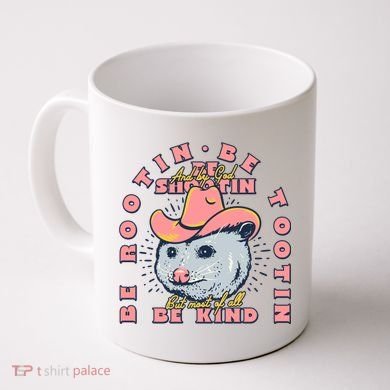 Rootin Tootin Cowboy Advice | Poss Possum Opossum Coffee Mug