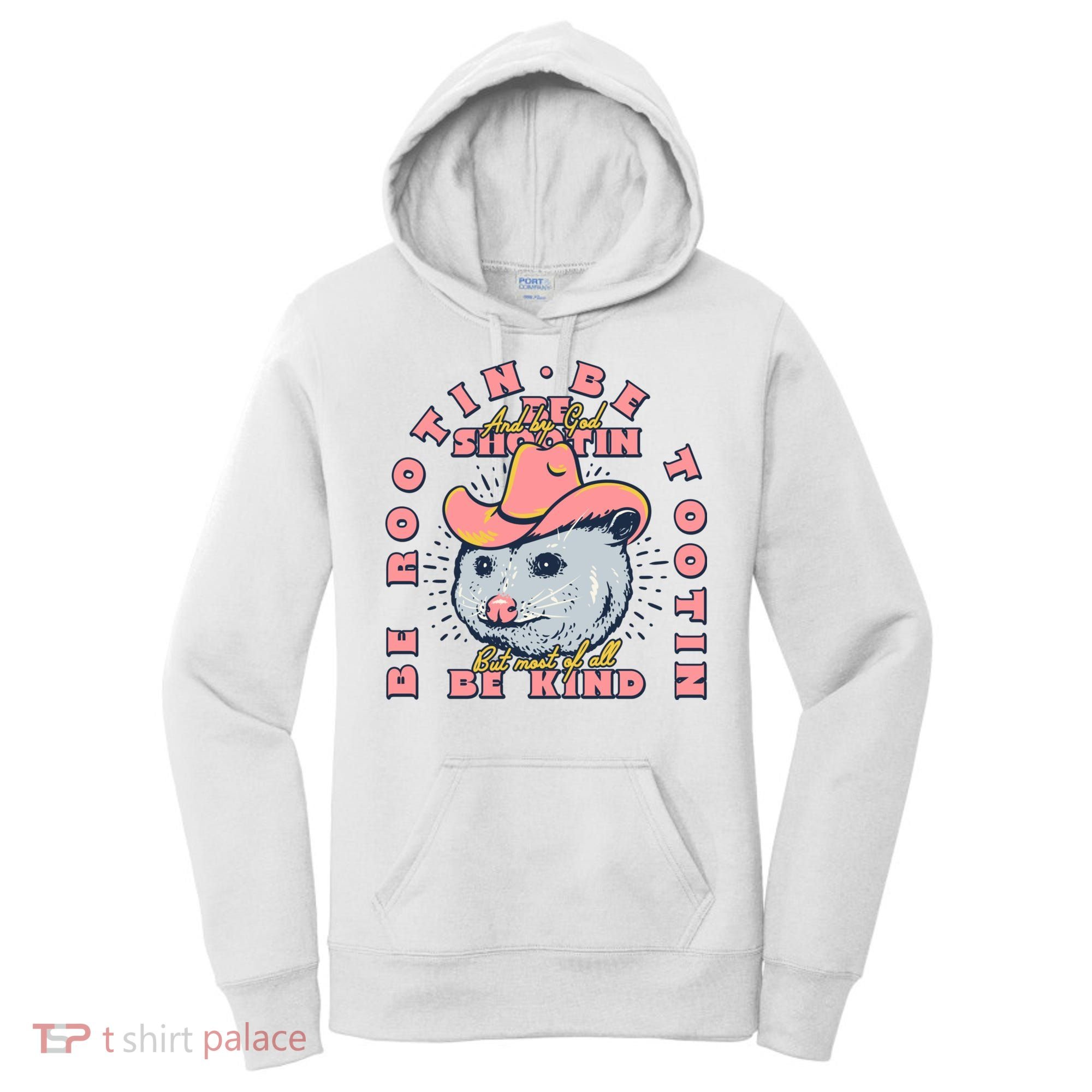 Rootin Tootin Cowboy Advice | Poss Possum Opossum Women's Hoodie