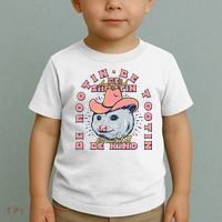 Rootin Tootin Cowboy Advice | Poss Possum Opossum Toddler T-Shirt thumb 2