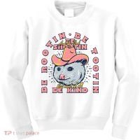 Rootin Tootin Cowboy Advice | Poss Possum Opossum Kids Sweatshirt thumb 0