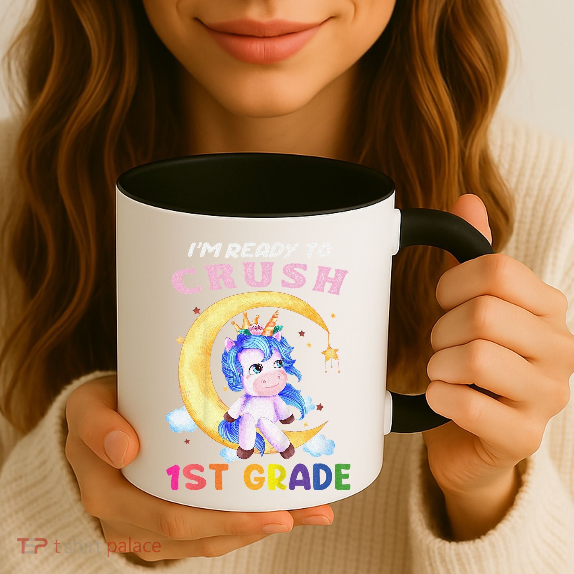 Ready To Crush 1st Grade Unicorn First Day Of School Coffee Mug