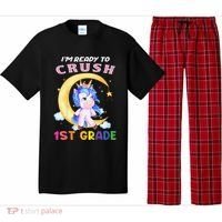 Ready To Crush 1st Grade Unicorn First Day Of School Pajama Set thumb 0