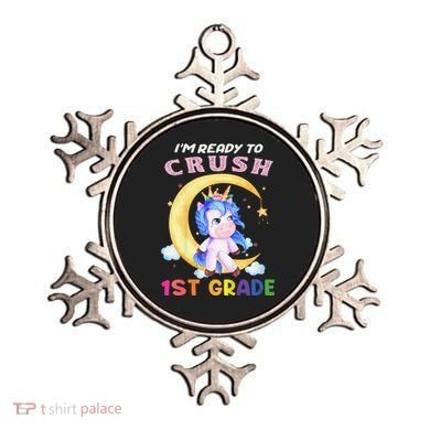 Ready To Crush 1st Grade Unicorn First Day Of School Ornament