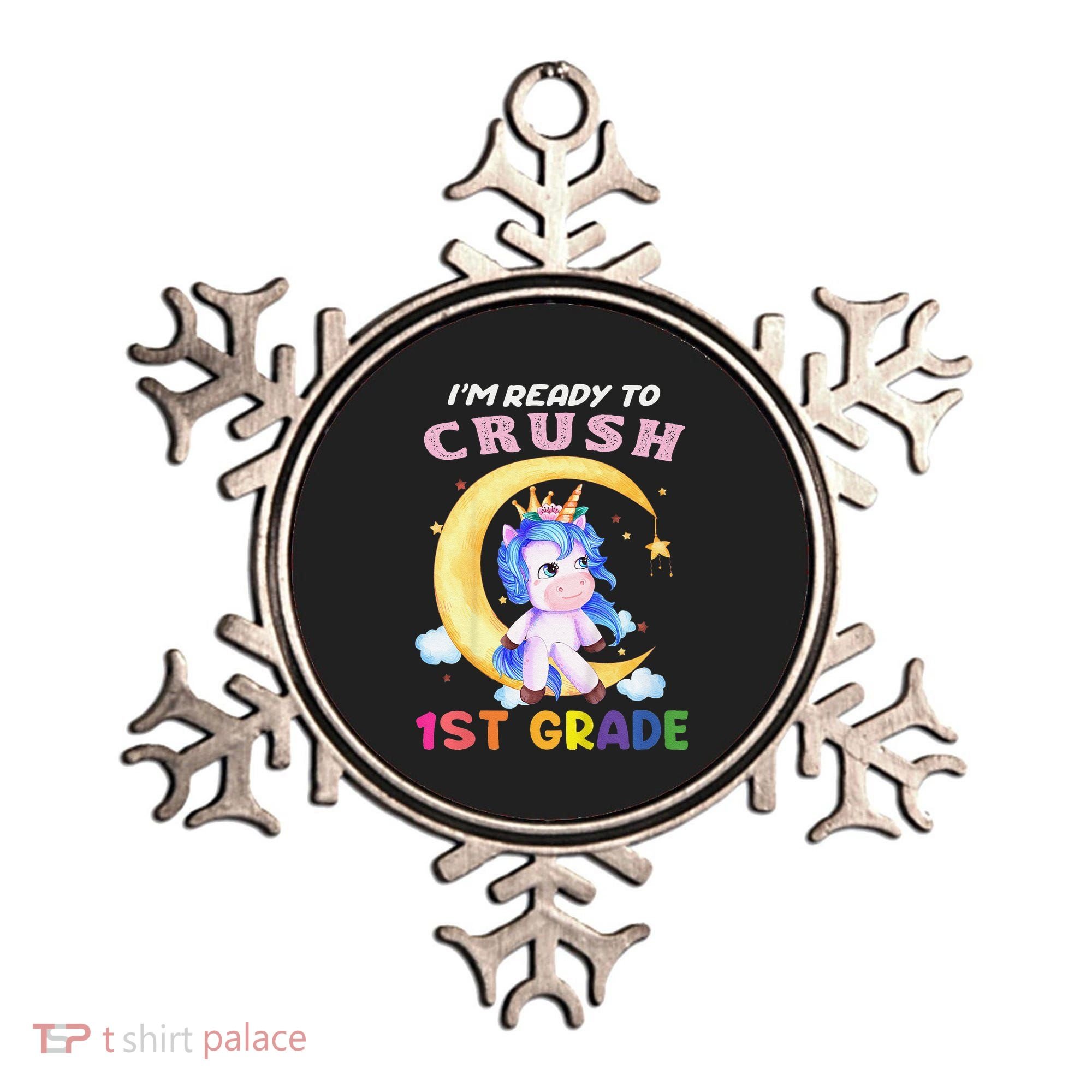Ready To Crush 1st Grade Unicorn First Day Of School Ornament