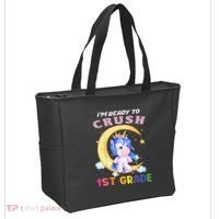 Ready To Crush 1st Grade Unicorn First Day Of School Tote Bag thumb 2