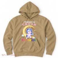 Ready To Crush 1st Grade Unicorn First Day Of School Hoodie thumb 0