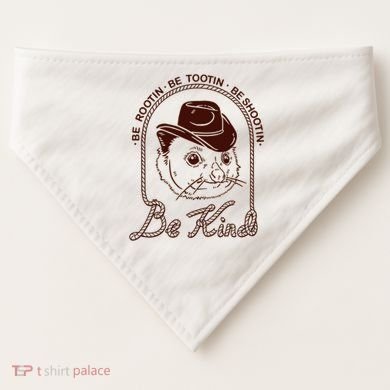 Rootin Tootin Cowboy Advice | Poss Possum Opossum USA-Made Doggie Bandana