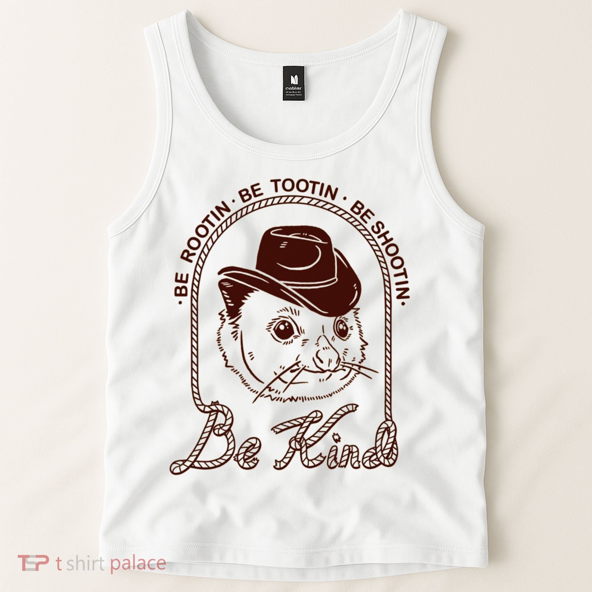 Rootin Tootin Cowboy Advice | Poss Possum Opossum Tank Top