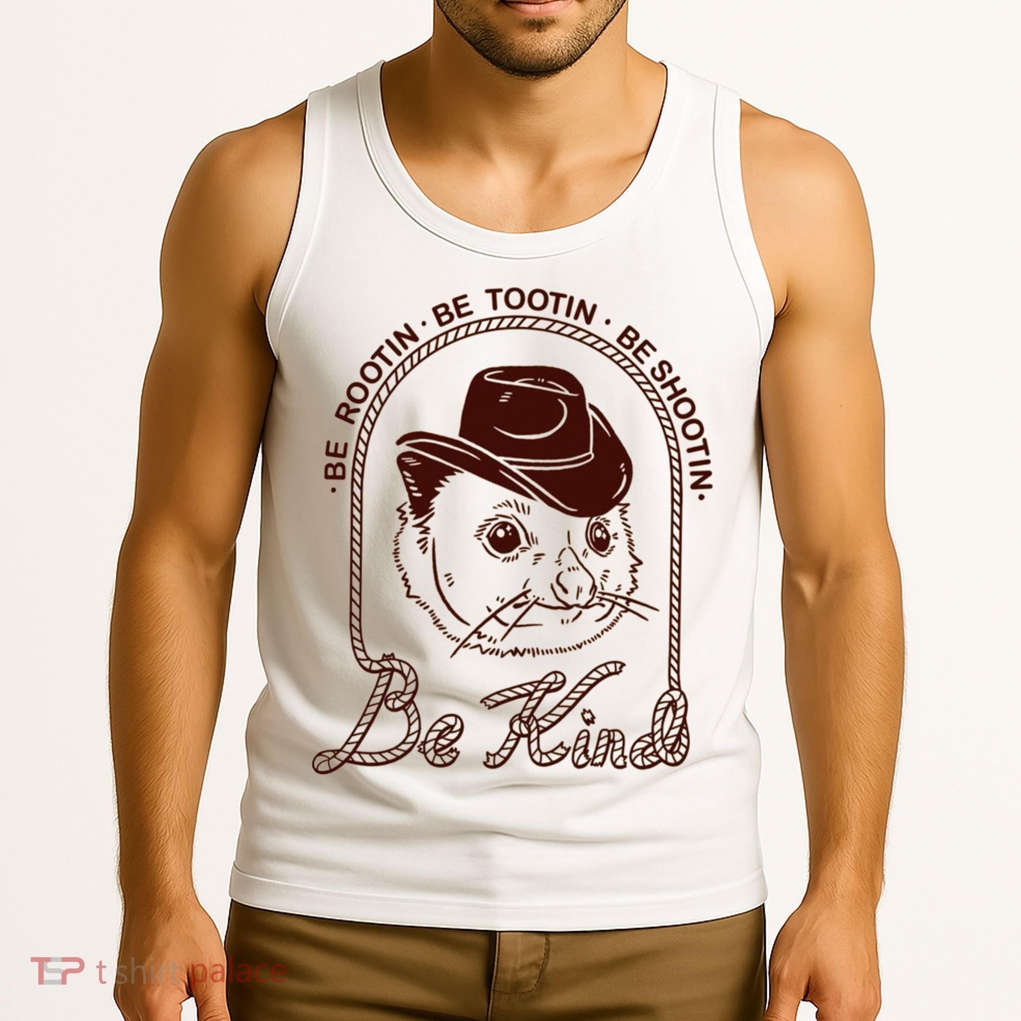 Rootin Tootin Cowboy Advice | Poss Possum Opossum Tank Top