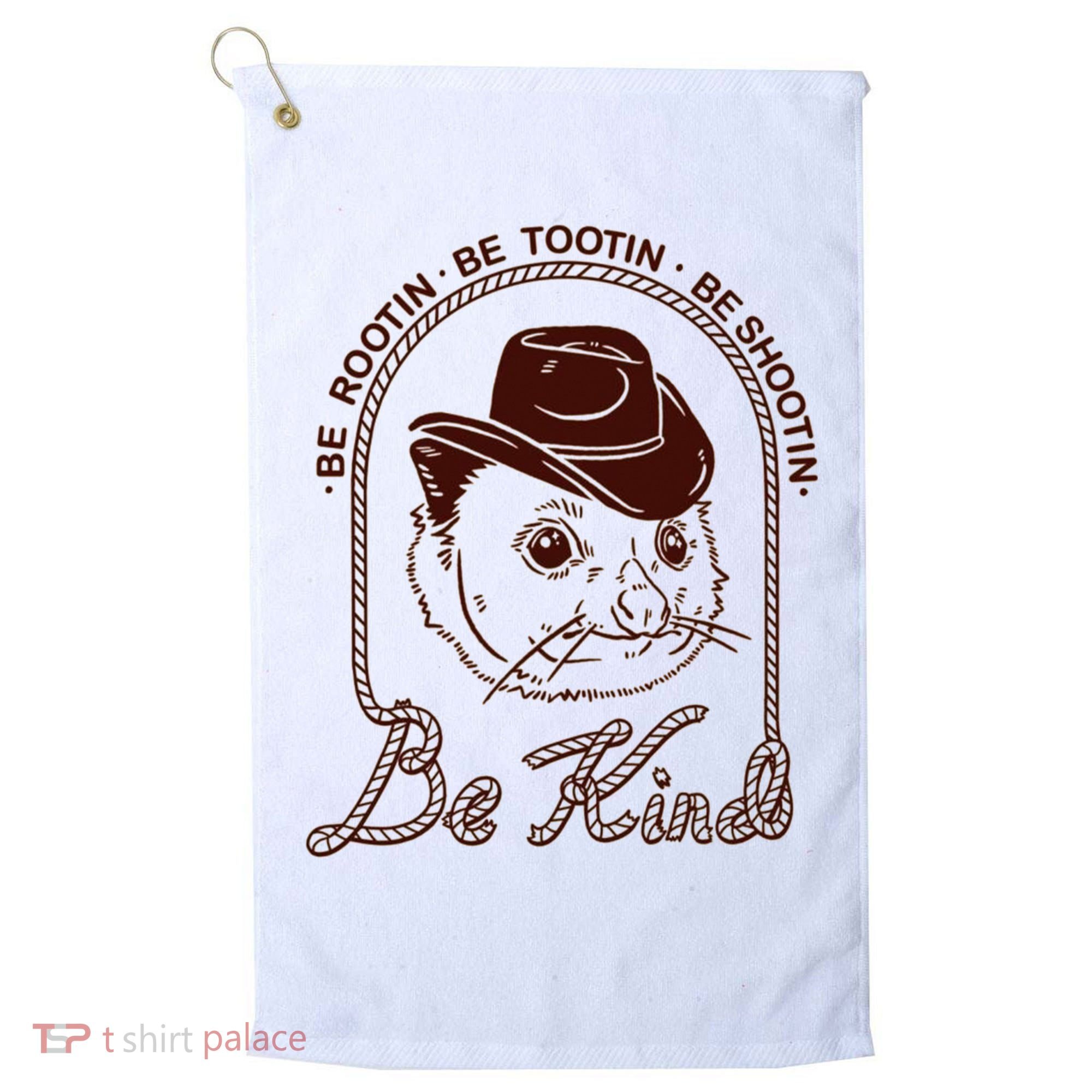 Rootin Tootin Cowboy Advice | Poss Possum Opossum Golf Towel