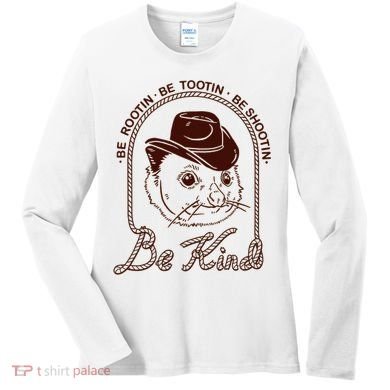 Rootin Tootin Cowboy Advice | Poss Possum Opossum Women's Long Sleeve Shirt
