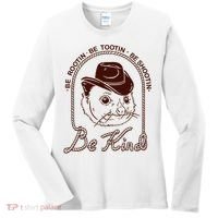Rootin Tootin Cowboy Advice | Poss Possum Opossum Women's Long Sleeve Shirt thumb 0