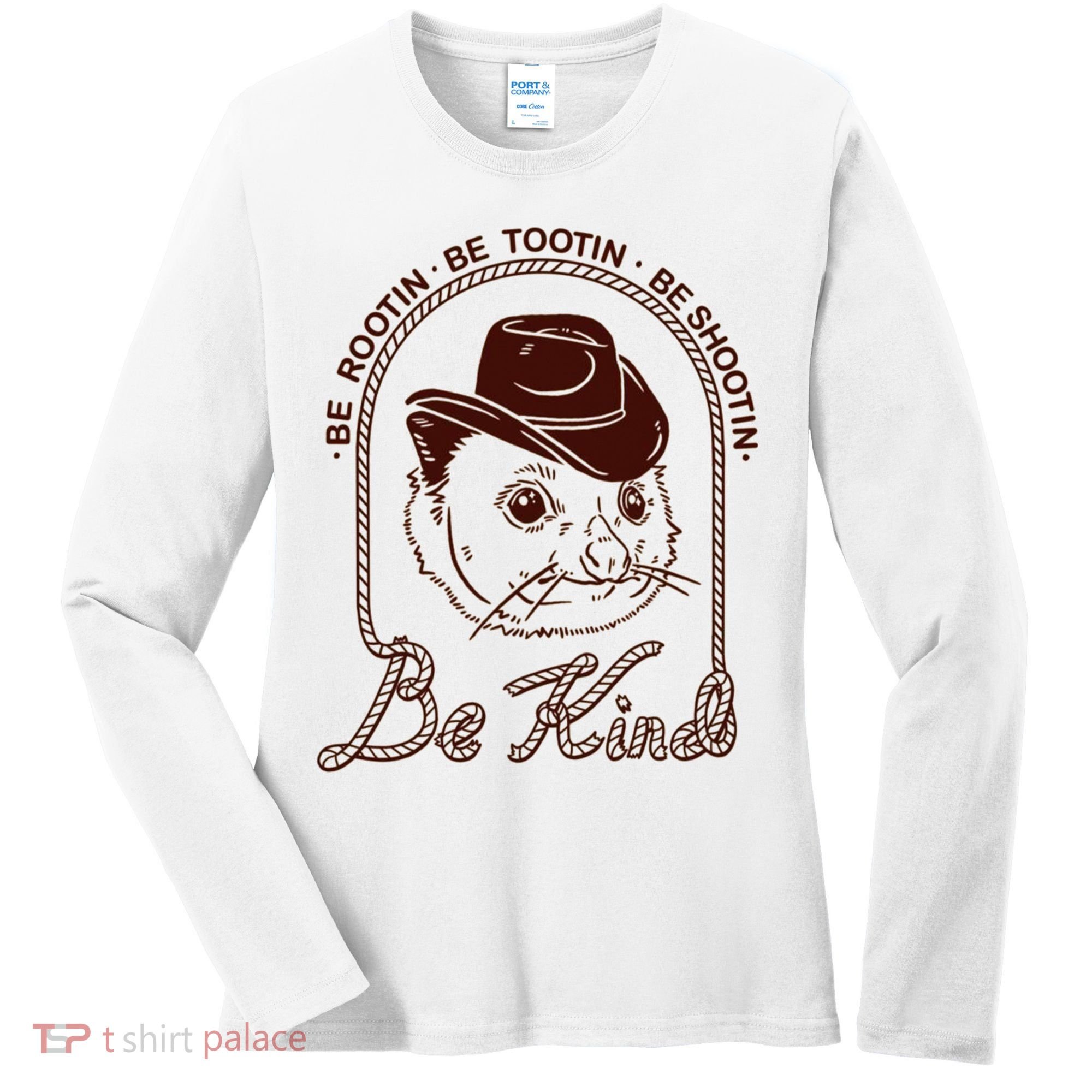 Rootin Tootin Cowboy Advice | Poss Possum Opossum Women's Long Sleeve Shirt