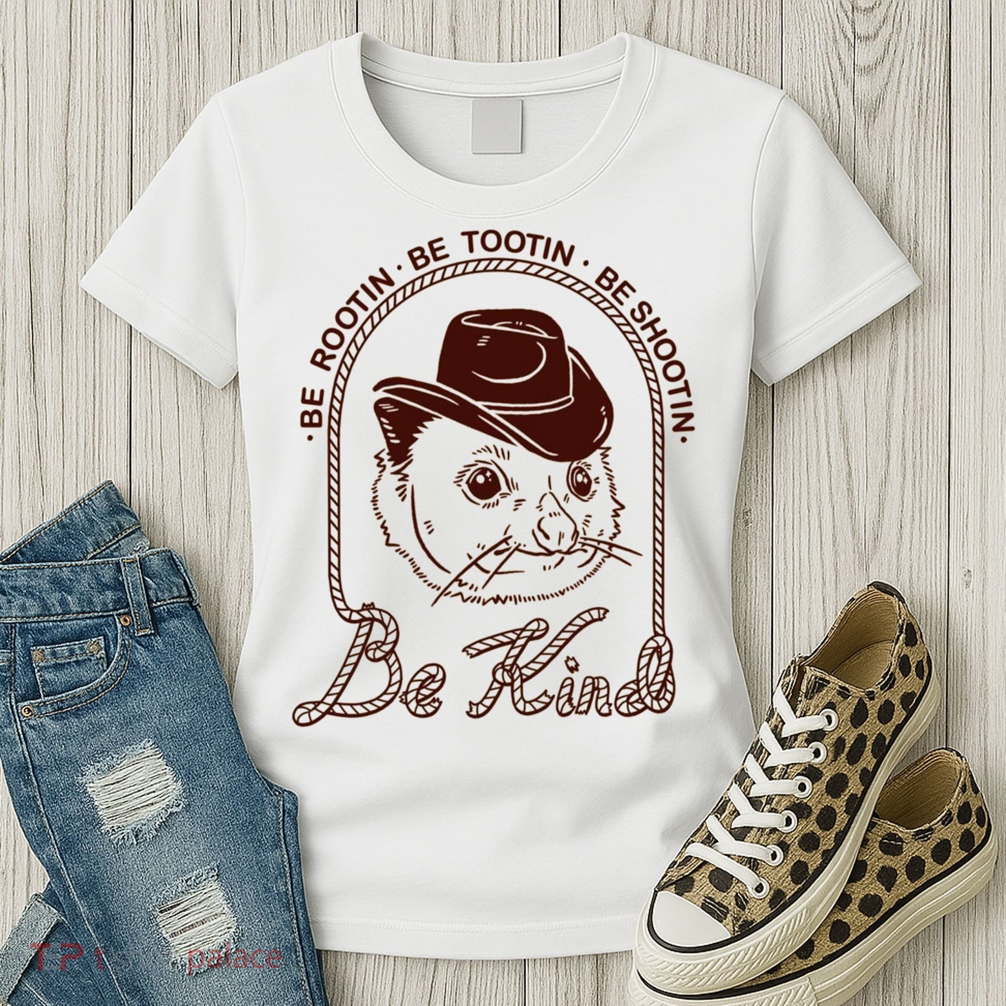 Rootin Tootin Cowboy Advice | Poss Possum Opossum Women's T-Shirt