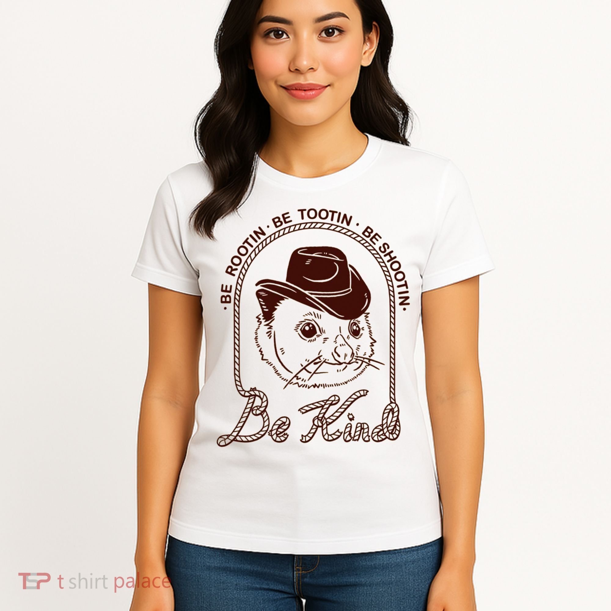 Rootin Tootin Cowboy Advice | Poss Possum Opossum Women's T-Shirt