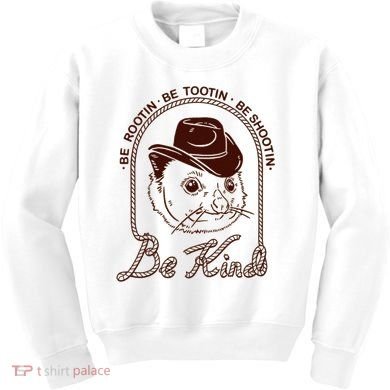 Rootin Tootin Cowboy Advice | Poss Possum Opossum Kids Sweatshirt