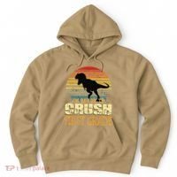 Ready To Crush First Grade 1st Day Of School Dinosaur Gift Hoodie thumb 0