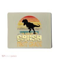 Ready To Crush First Grade 1st Day Of School Dinosaur Gift Mousepad thumb 0