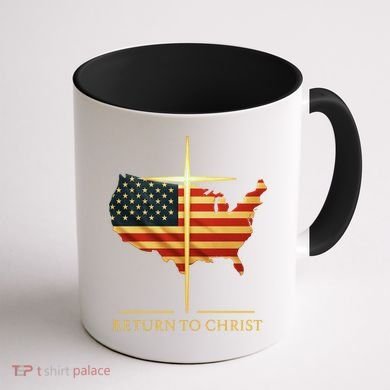 Return To Christ Coffee Mug back