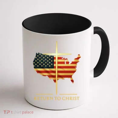 Return To Christ Coffee Mug back