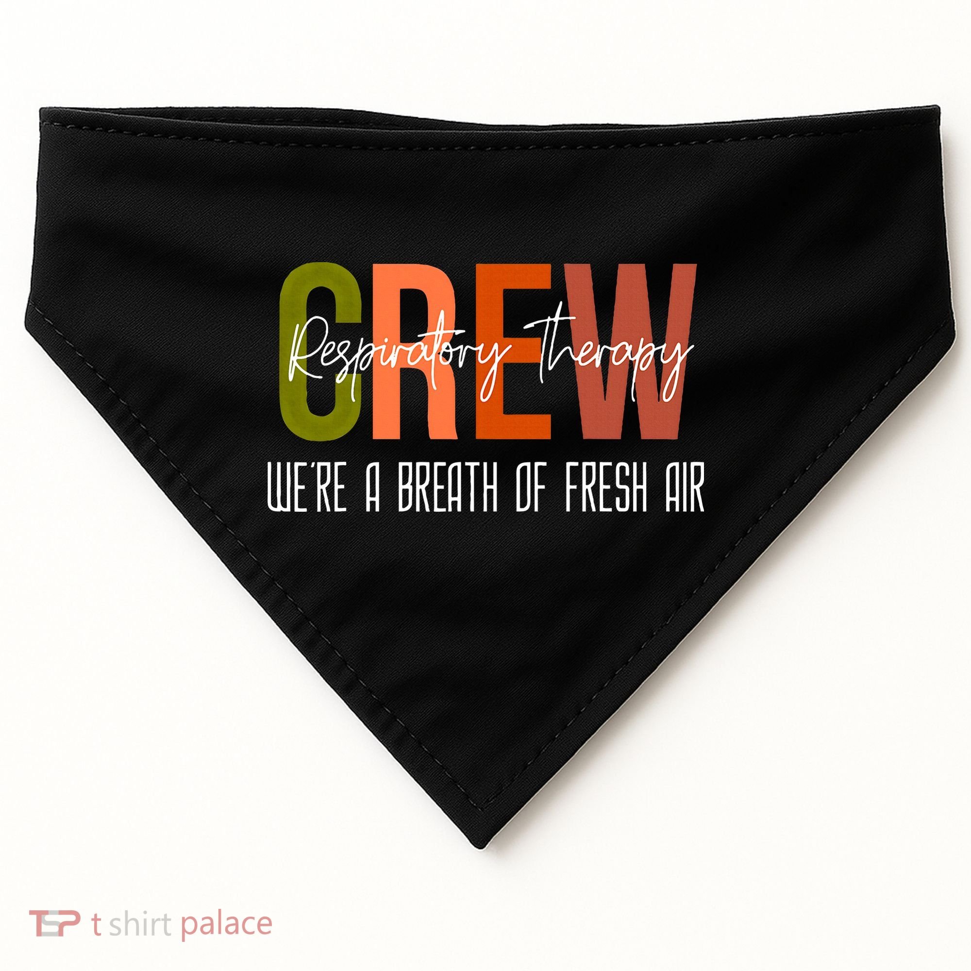 Respiratory Therapist Crew Pulmonary USA-Made Doggie Bandana