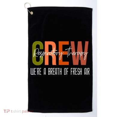 Respiratory Therapist Crew Pulmonary Golf Towel