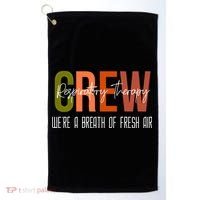 Respiratory Therapist Crew Pulmonary Golf Towel thumb 0