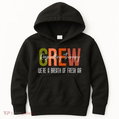 Respiratory Therapist Crew Pulmonary Kids Hoodie