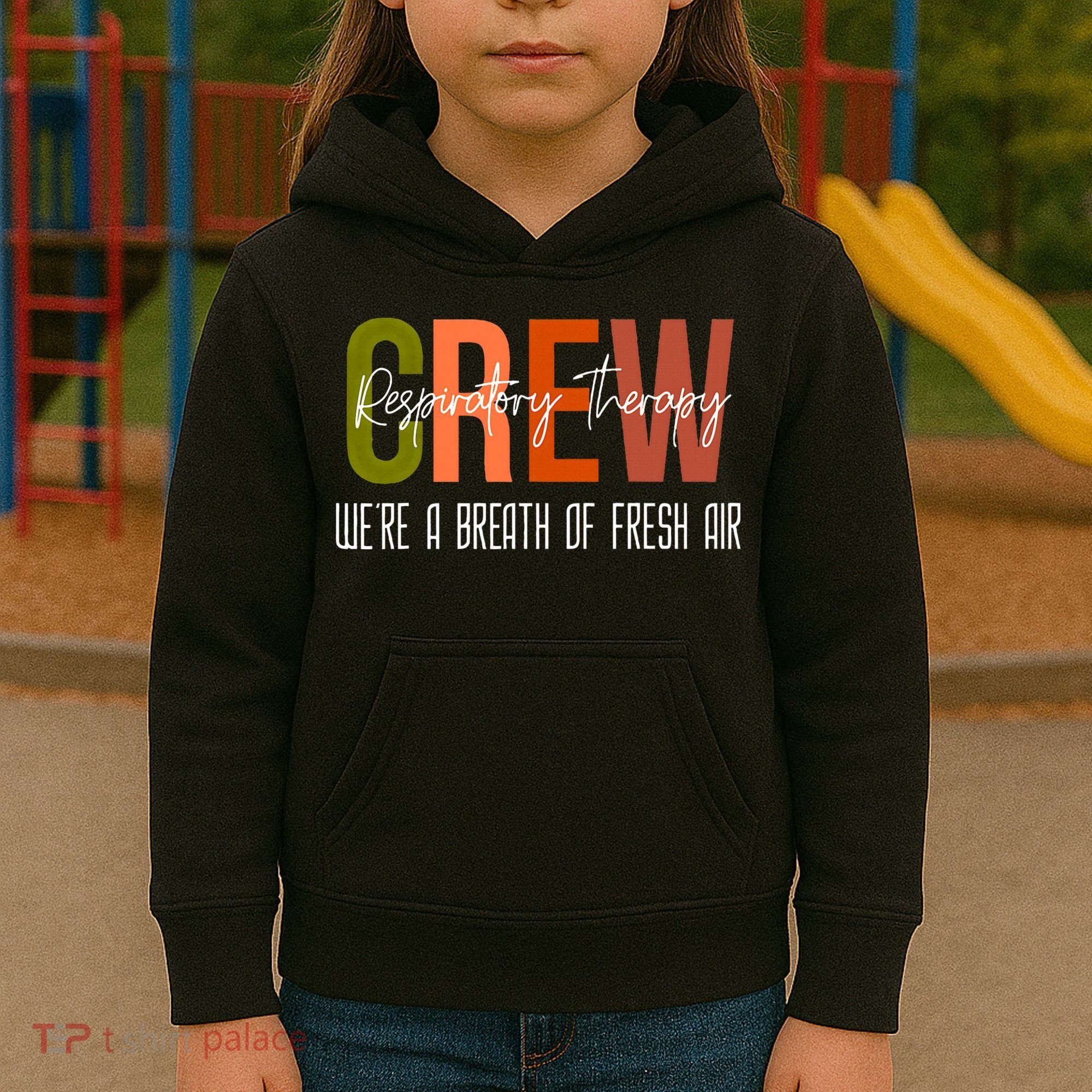 Respiratory Therapist Crew Pulmonary Kids Hoodie