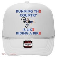 Running The Country Is Like Riding A Bike Biden Falling Meme Hat thumb 0