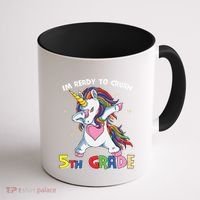Ready To Crush Fifth Grade Dabbing Unicorn Cute 5Th Grade Gift Coffee Mug thumb 1