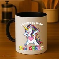 Ready To Crush Fifth Grade Dabbing Unicorn Cute 5Th Grade Gift Coffee Mug thumb 4