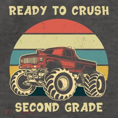 Ready To Crush Second Grade Back To School Vector Backpack
