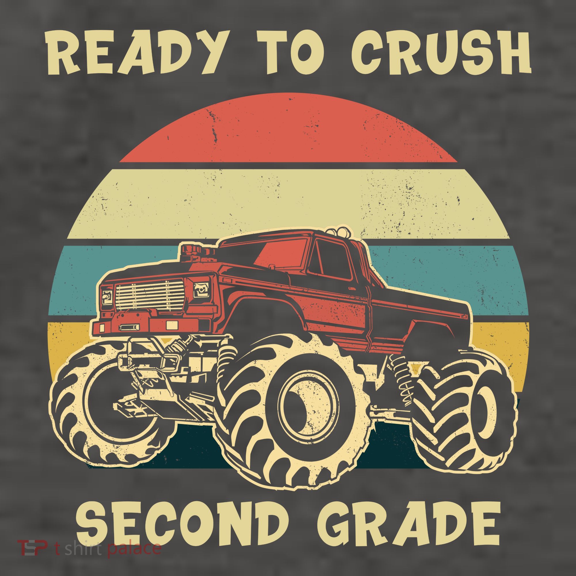 Ready To Crush Second Grade Back To School Vector Backpack