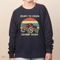 Ready To Crush Second Grade Back To School Women's Sweatshirt thumb 0