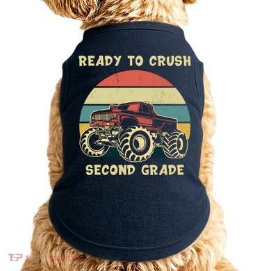 Ready To Crush Second Grade Back To School Doggie Tank