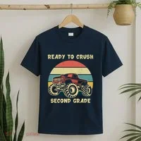 Ready To Crush Second Grade Back To School T-Shirt thumb 2