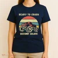 Ready To Crush Second Grade Back To School T-Shirt thumb 4