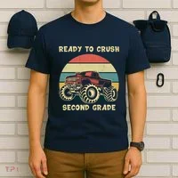 Ready To Crush Second Grade Back To School T-Shirt thumb 6
