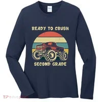 Ready To Crush Second Grade Back To School Women's Long Sleeve Shirt thumb 0