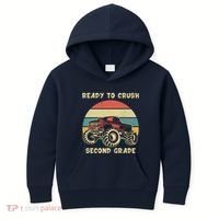 Ready To Crush Second Grade Back To School Kids Hoodie thumb 0
