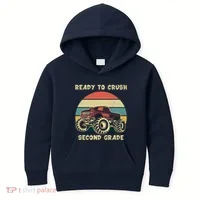 Ready To Crush Second Grade Back To School Kids Hoodie thumb 0