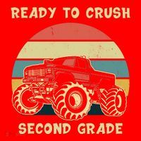 Ready To Crush Second Grade Back To School Santa Hat thumb 1