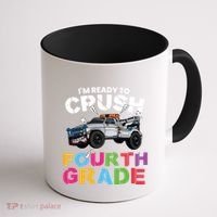 Ready To Crush Fourth Grade Cute 4Th Grade Cute Gift Coffee Mug thumb 1