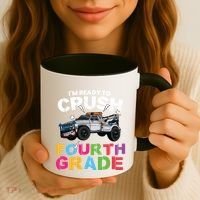 Ready To Crush Fourth Grade Cute 4Th Grade Cute Gift Coffee Mug thumb 3